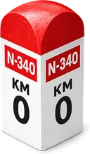 Mojón N-340