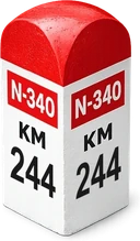 Mojón N-340